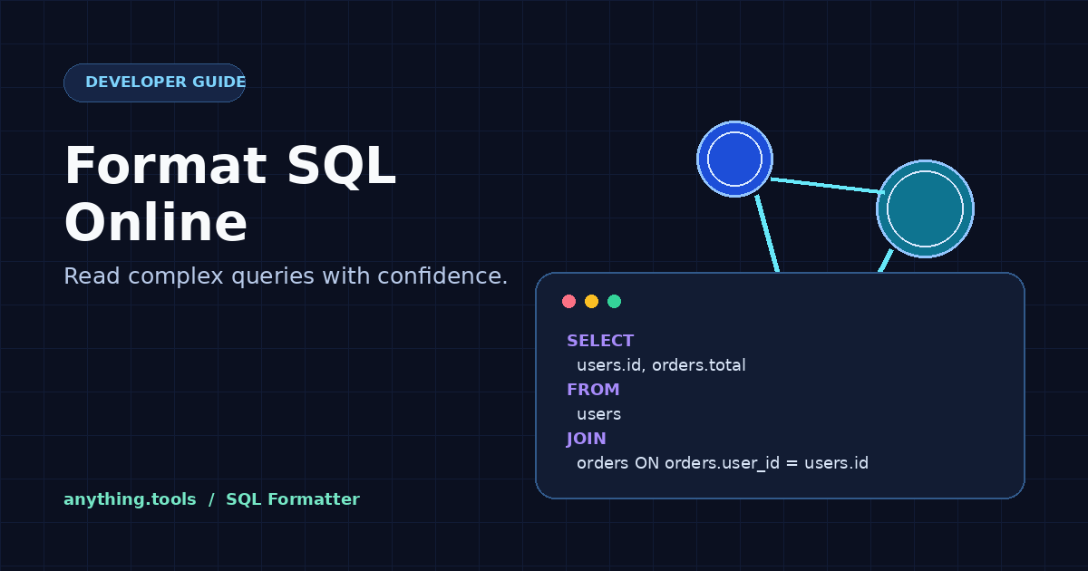 How to Format SQL Online: Make Queries Easier to Read