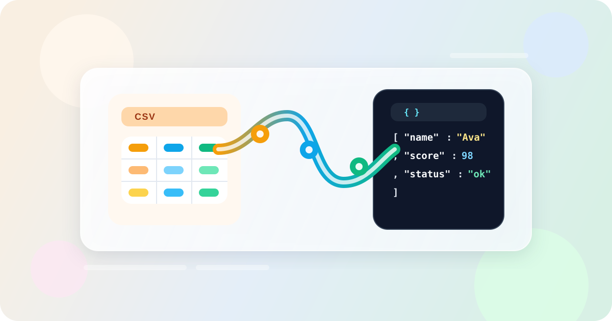 Cómo convertir CSV a JSON online en 2026