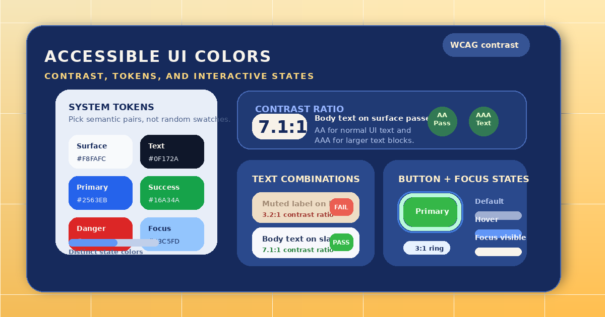 How to Pick Accessible UI Colors in 2026