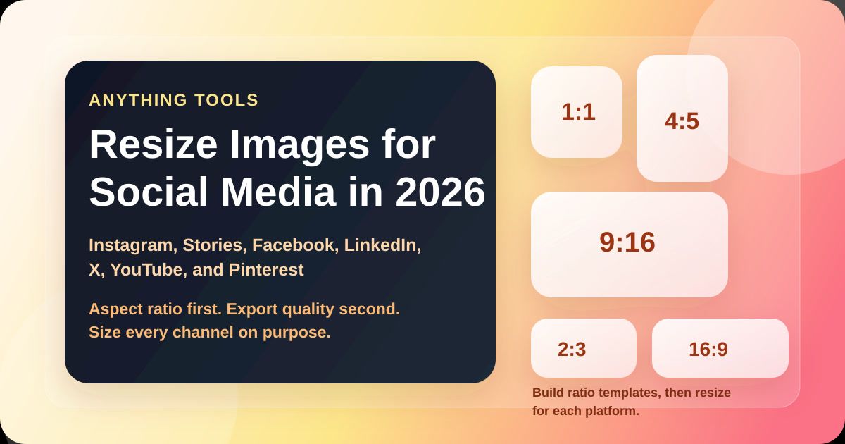 How to Resize Images for Social Media
