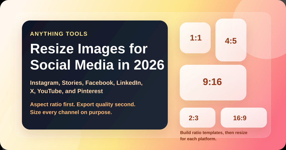 Random Media Images How to Resize Images for Social Media - Anything Tools Blog | Anything ...